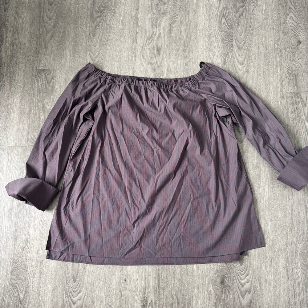 Lafayette 148 New York Striped Blouse